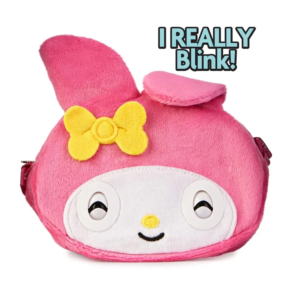 Sanrio My Melody Interactive Pet Toy & Plush Crossbody Purse Bag